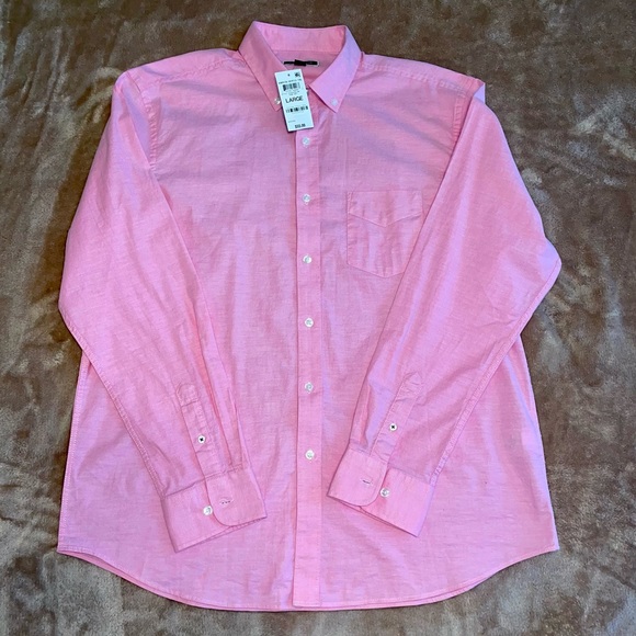 CLUB ROOM/Men's Solid Stretch Oxford Cotton Shirt, Created for Macys - Picture 3 of 8